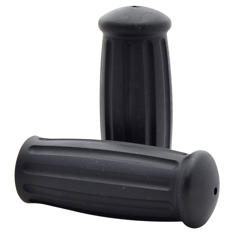 Throttle Addiction - Short Barrel Grips - Black - 1"