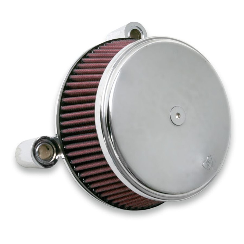 Big Sucker Stage 1 Air Filter Kit - '01-'17 Twin Cam EFI & '99-'06 CV Carb - Chrome