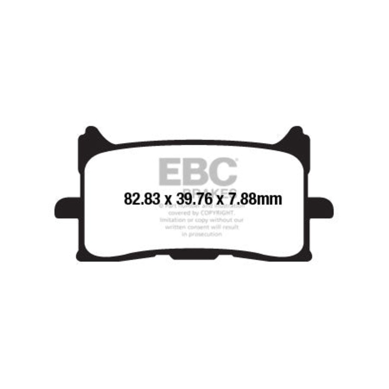 Brakes -  FA679HH Fully Sintered - EBC ( 2 Pairs)