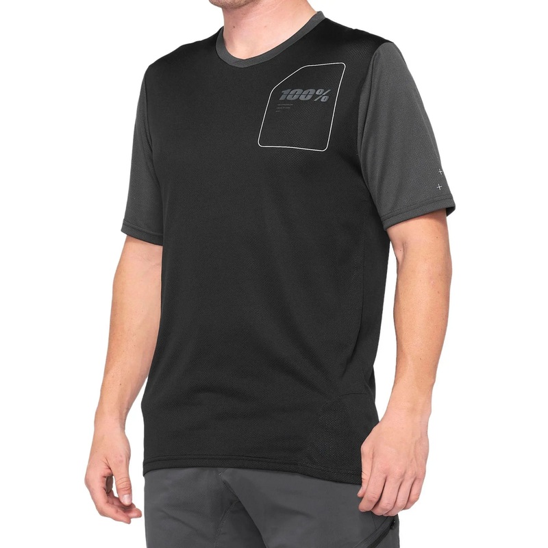 100% Ridecamp Jersey Charcoal / Black