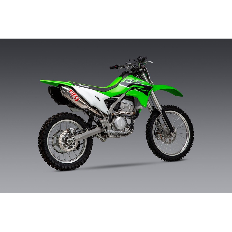 KLX300R 21-24 RS-2 Stainless Slip-On Exhaust, w/ Aluminum Muffler