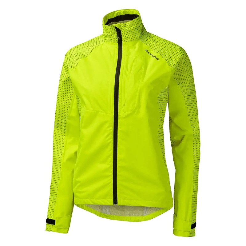 Altura Nightvision Storm Waterproof Cycling Ladies Cycle Jacket Yellow