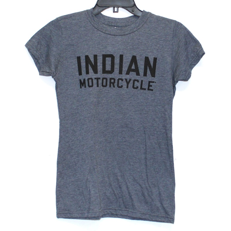 WOMENS NAVY INDIAN MOTORCYCLE OF ORANGE COUNTY DEALER TEE