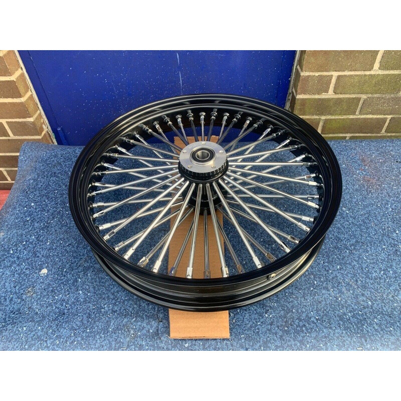 21''x3.5'' Fat Spoke Front Wheel 4 Harley Softail FLST Dyna Wide Glide FXDWG
