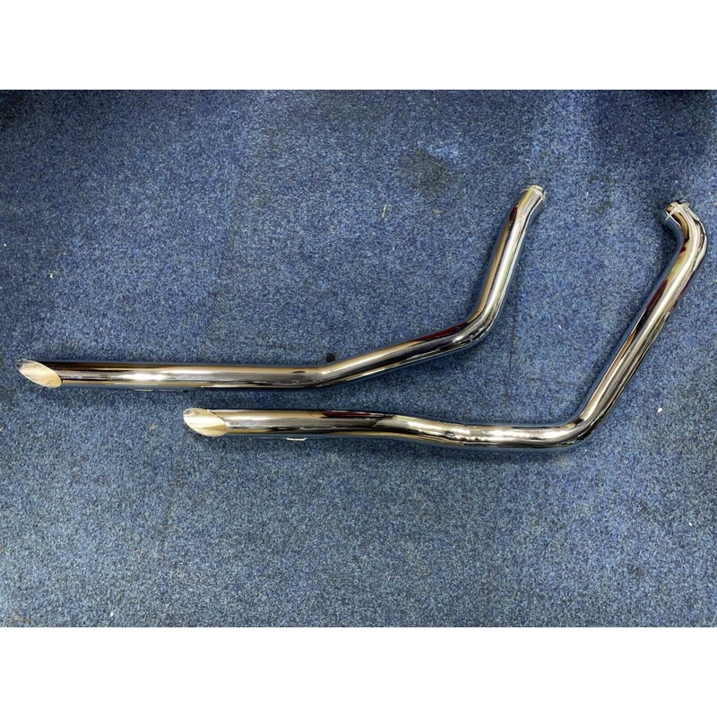 For Harley Davidson FXR exhaust bobber chop  drag pipes FXRS FXRT FXRP Ultima
