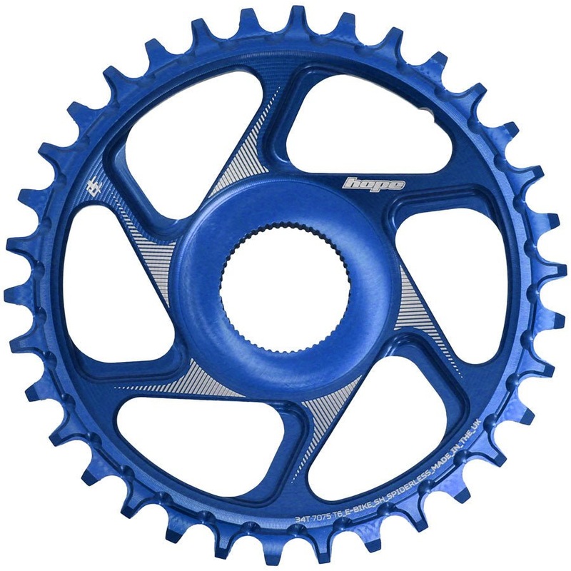 Hope Shimano eBike Chainring - 34t Blue