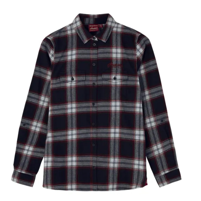 Women's Memphis Plaid Shirt, Red