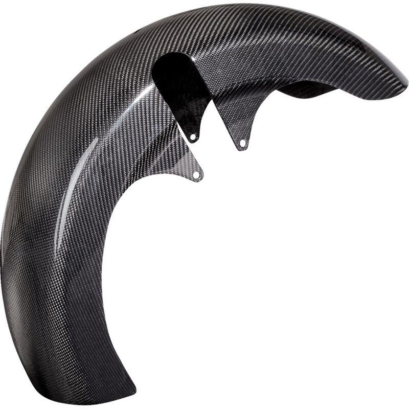 Carbon Fiber Rapper Front Fenders, Fat 21" - 24+ Touring