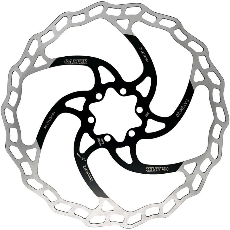 Galfer MTB/E-Bike Disc Brake Rotor - 203mm 6-Bolt 2.0mm