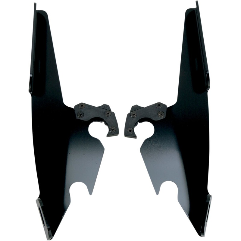 Batwing Fairing Trigger-Lock Mounting Hardware, Black - Sportster & Dyna & Rocker C & 18+ Softail