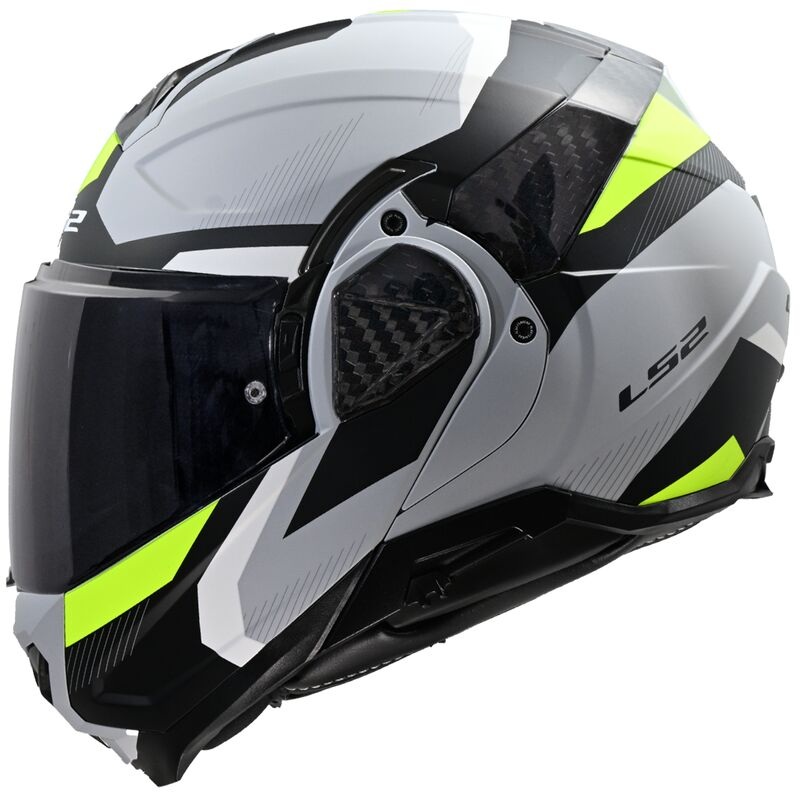 LS2 FF910 Advant 2 Triple Light Grey / Hi-Vis Yellow