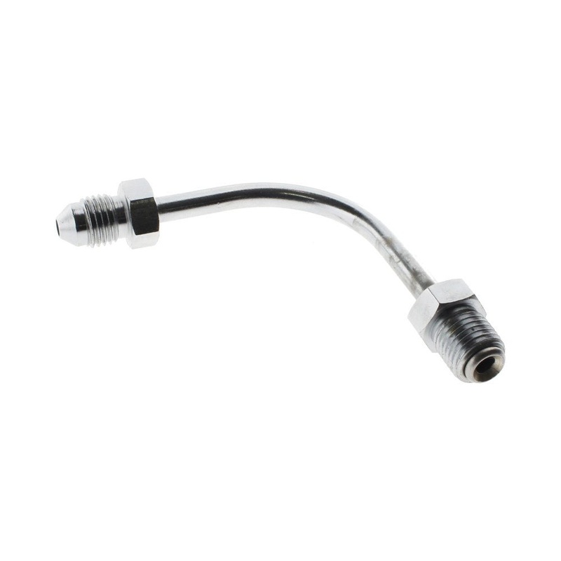 Adapter Fitting 3/8-24 Inverted Flare x 90 Degree Long Bend to AN3 Line