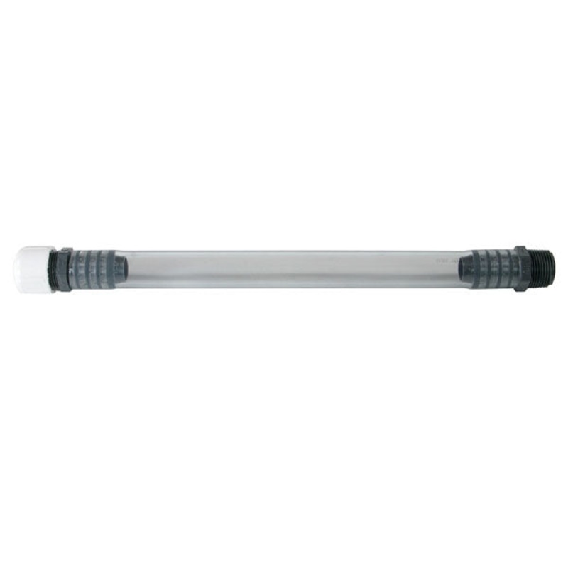 Fire Power - Filler Hose w/ Screw Cap Clear 12"