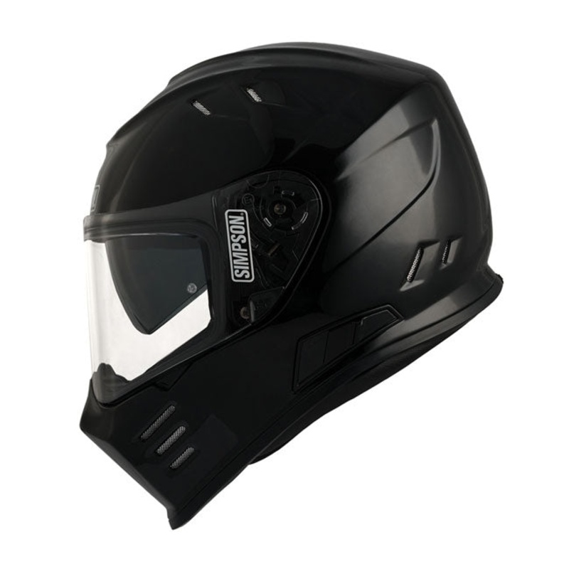 Simpson Venom (Ghost Bandit) Helmet, Black Metal
