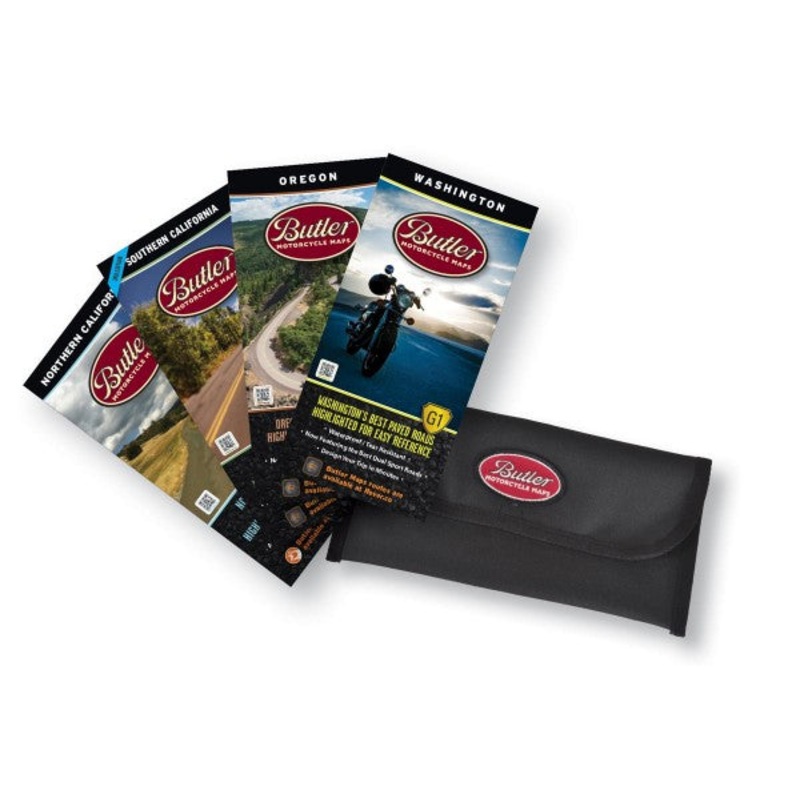 Butler Maps - Motorcycle Maps Pacific Pack