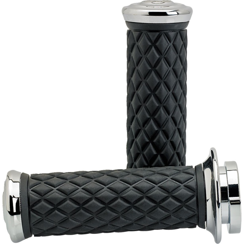 Grip Set Alumicore 1" Tbw Chr