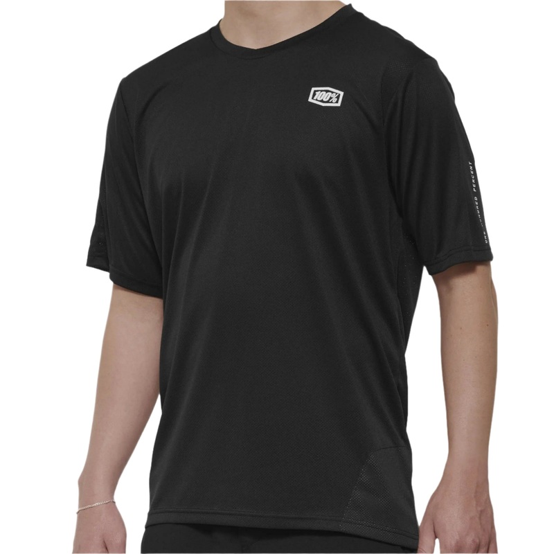 100% Ridecamp Short Sleeves Cycle Jersey Black