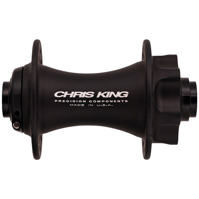 Chris King Boost Front Hub - 15x110 - 6-Bolt - Matte Black - 28H