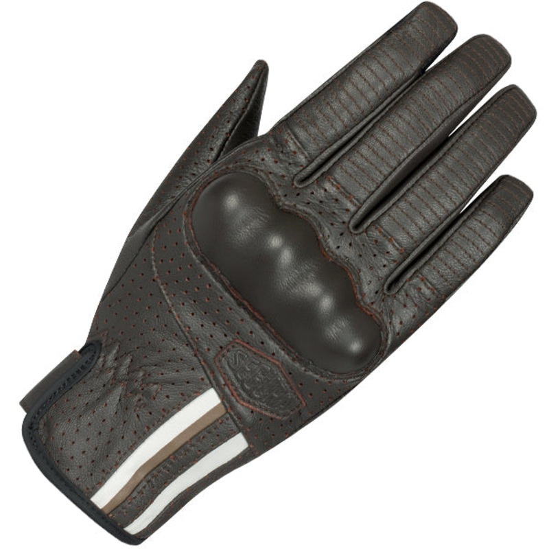 Segura Romeo Ladies Leather Gloves Brown / White