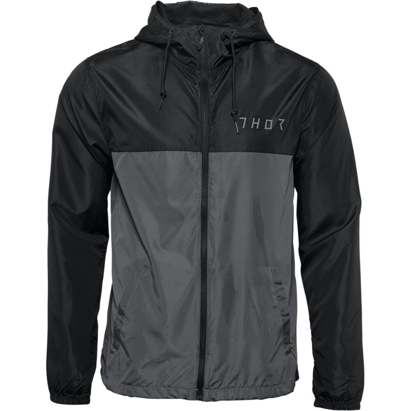 Thor Division Windbreaker Jacket Black / Charcoal