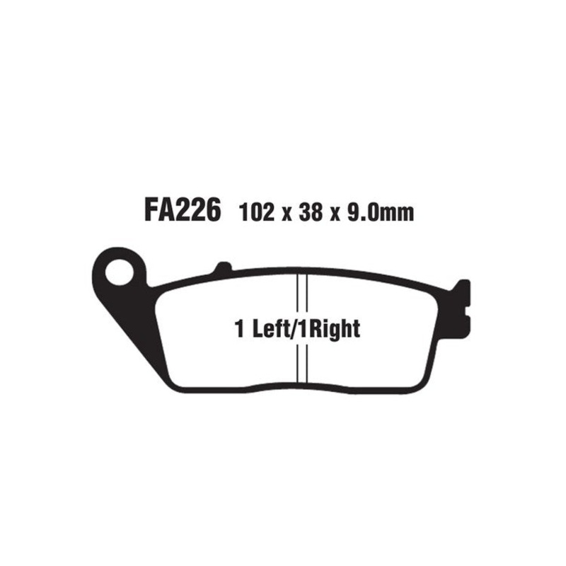 Brakes - FA226HH Fully Sintered  - EBC (Front)