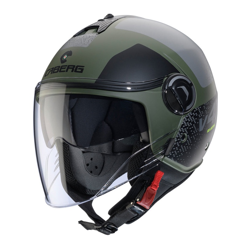 Caberg Riviera V4X Alpha Matt Military Green / Black / Grey