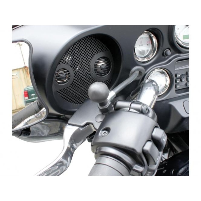 RAM Mount Mirror Post Base With 1'' Rubber Ball For Harley Davidson Motorcycles