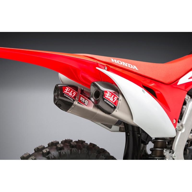 CRF250R 18-21/RX RS-9T Stainless Full Exhaust, w/ Dual Stainless Mufflers