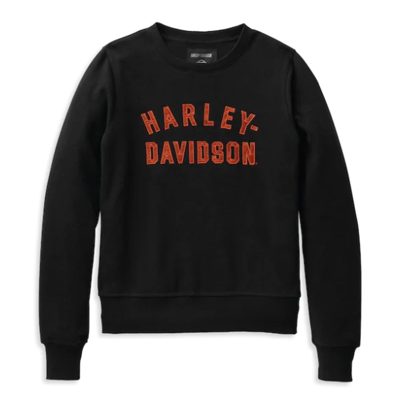 Genuine Harley-Davidson Women's Essence Applique' Crewneck Pullover 99117-22VW