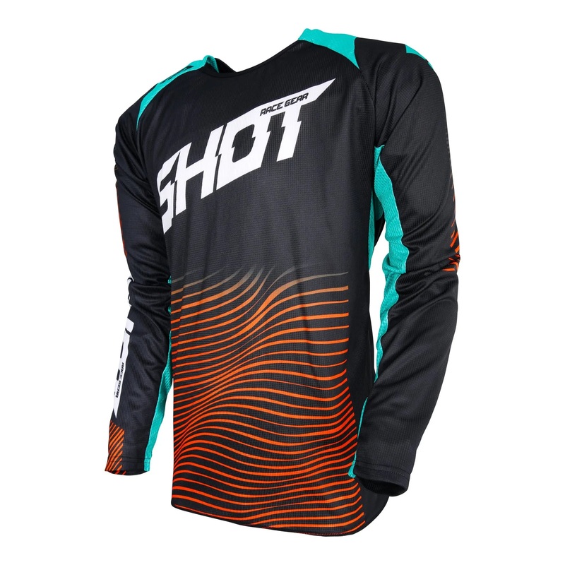 Shot Aerolite Optica MX Jersey Orange