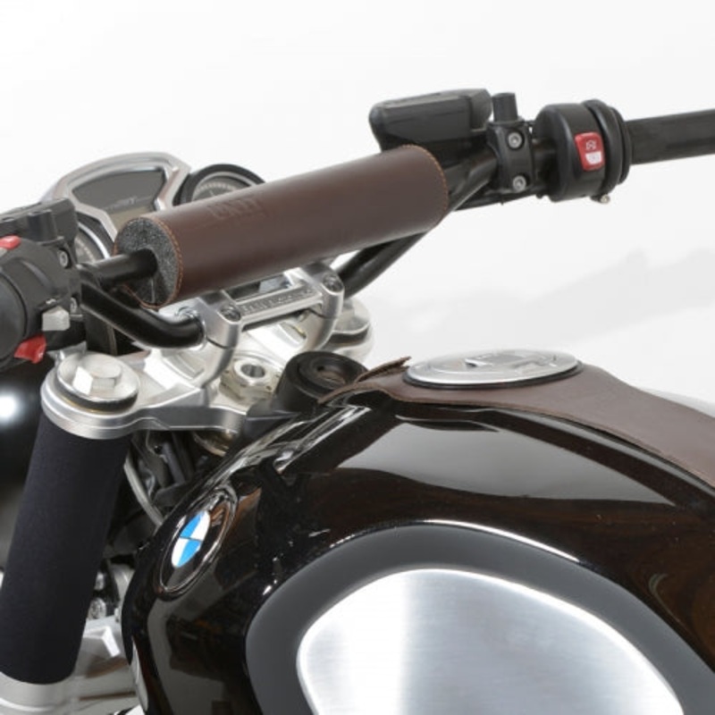 Unit Garage Handlebar Leather Pad - Brown