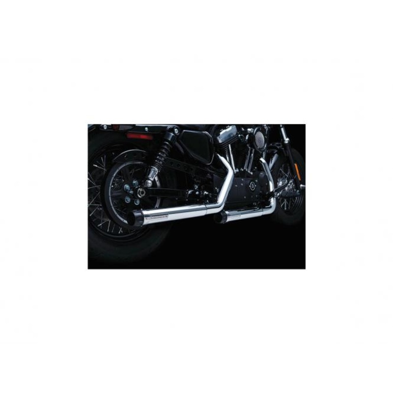 2,5'' Maverick Slip-On Muffler 2 into 2 Chrome