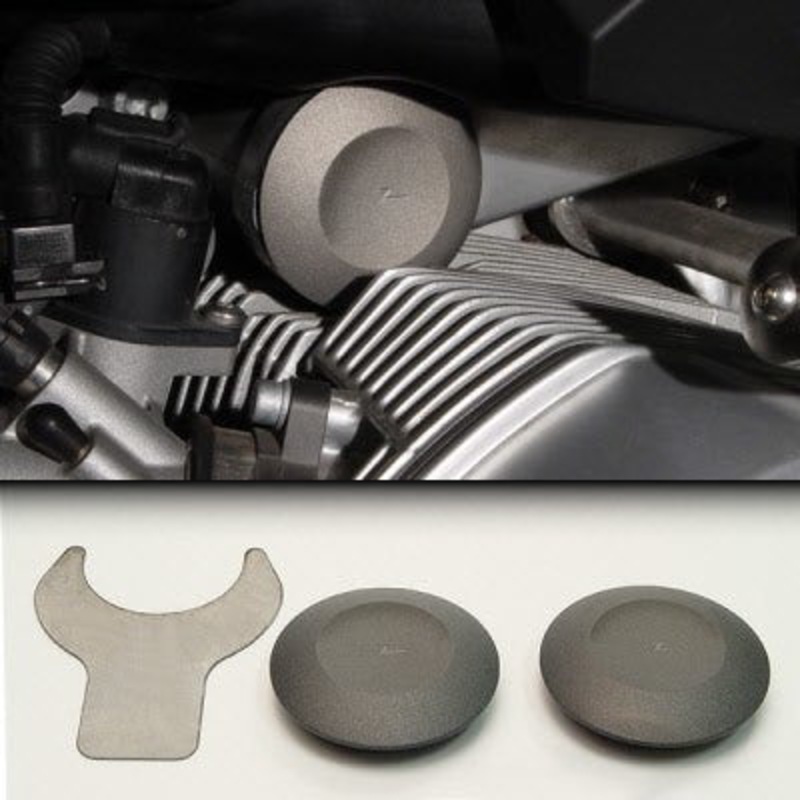 BMW R1200-GS Adventure Machined Aluminum ZPlugs: Left/Right Telelever Pivots; Pair