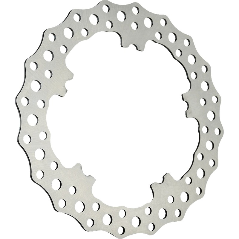 11.8" Jagged Front Brake Rotor - Dyna