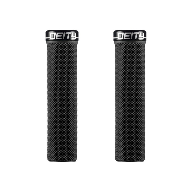 Deity Components Slimfit Grips - Black, Lock-On