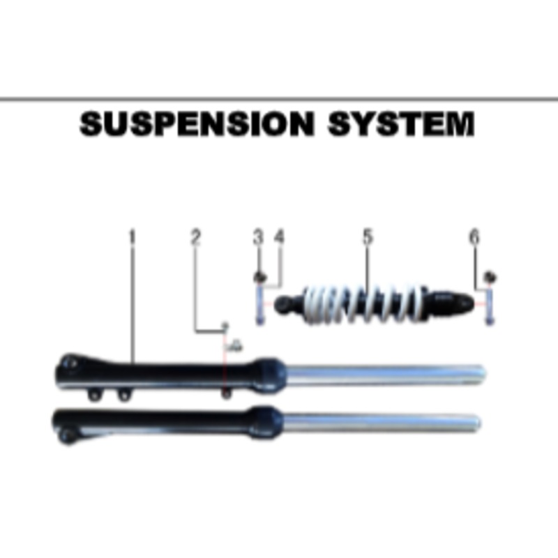 Rear Shock - 125cc Gas Dirt Bike