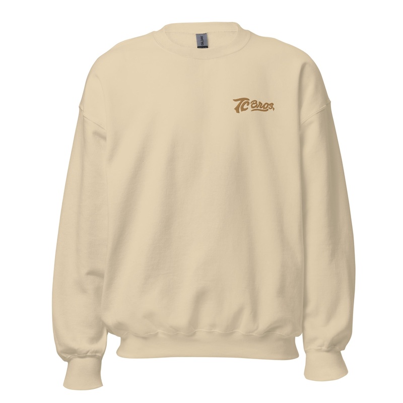 TC Bros. Script Crewneck Sweatshirt - Sand