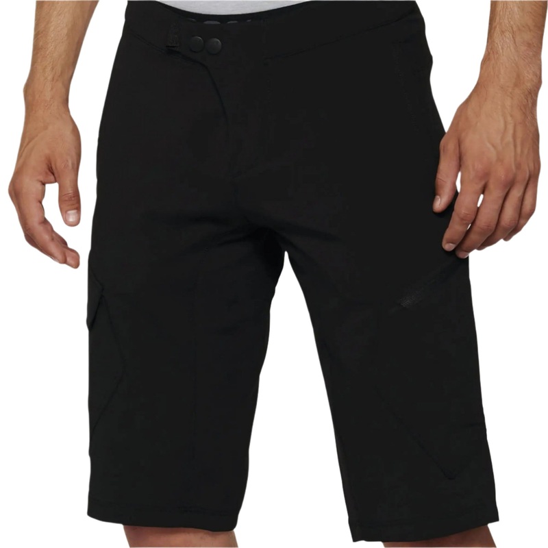 100% Ridecamp Cycle Shorts With Liner Black