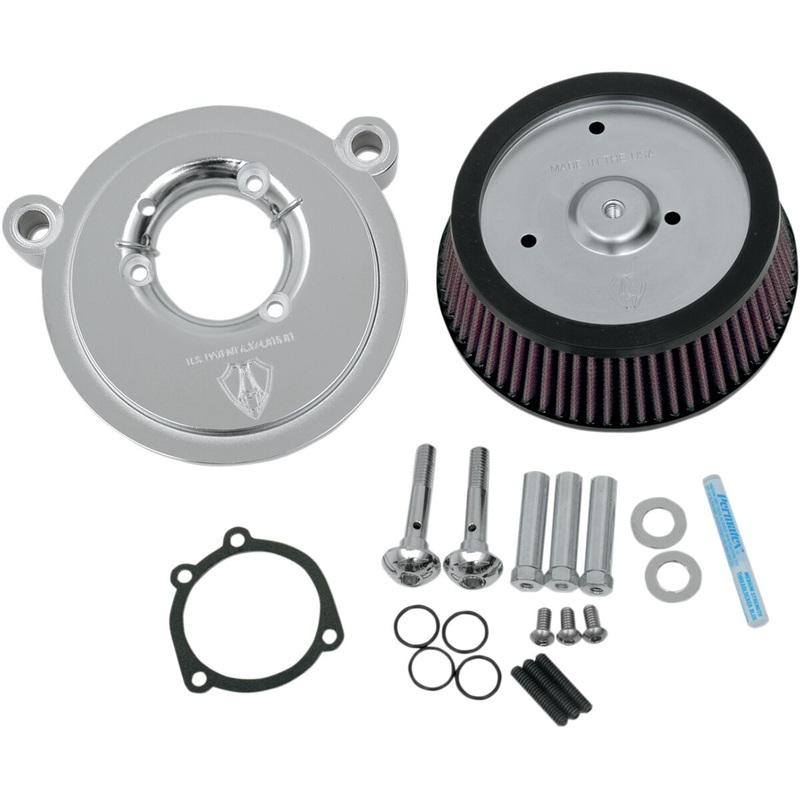 Big Sucker Stage 1 Air Cleaner, Chrome - 99-17 Twin Cam