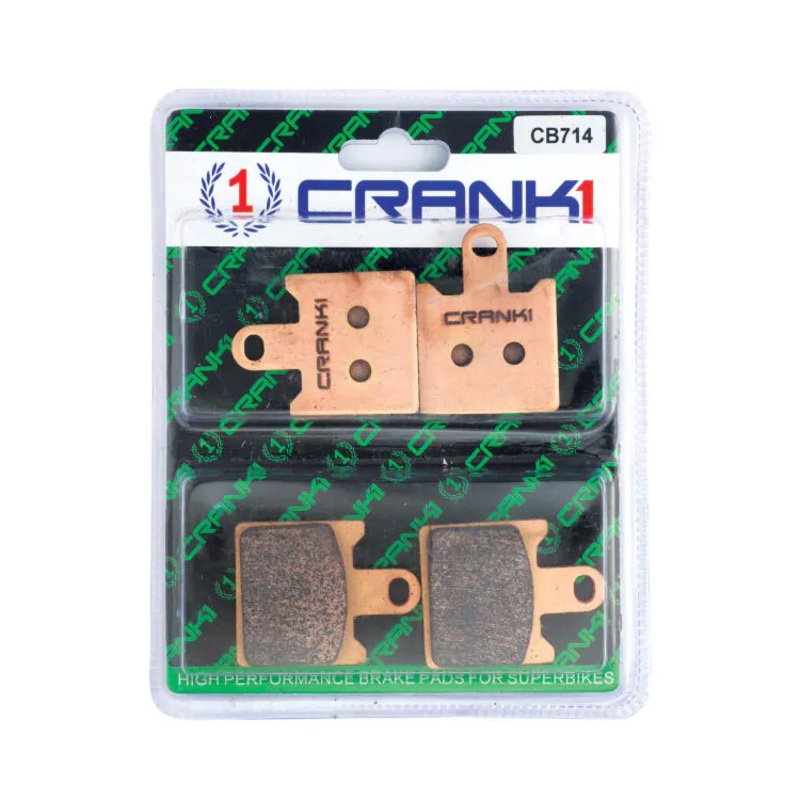 BRAKE PADS FRONT KAWASAKI Z 1000   2007 TO 2008-CB714-CRANK1 Sintered Brake Pad