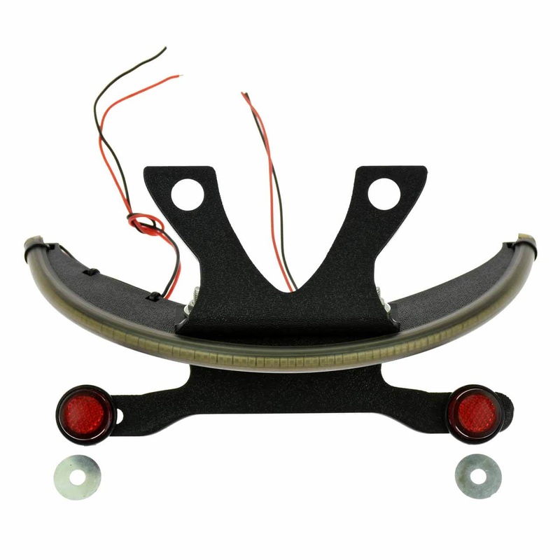 Victory Vegas LED Fender Tail Light with License Plate Bracket | Mactions