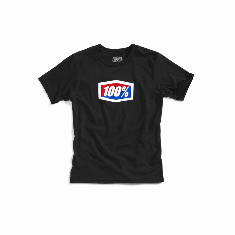 100% Official Youth Short Sleeves Tee Black