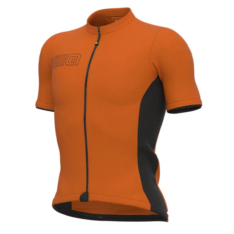 Ale Clothing Colour Block Pragma Short Sleeves Cycle Jersey Orange