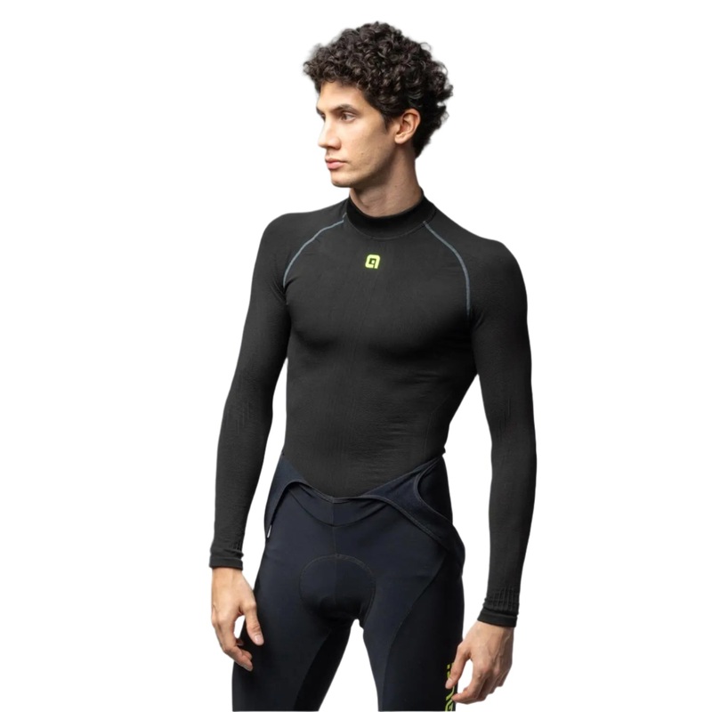 Ale Clothing Seamless S1 Carbon Cycle Base Layer Black