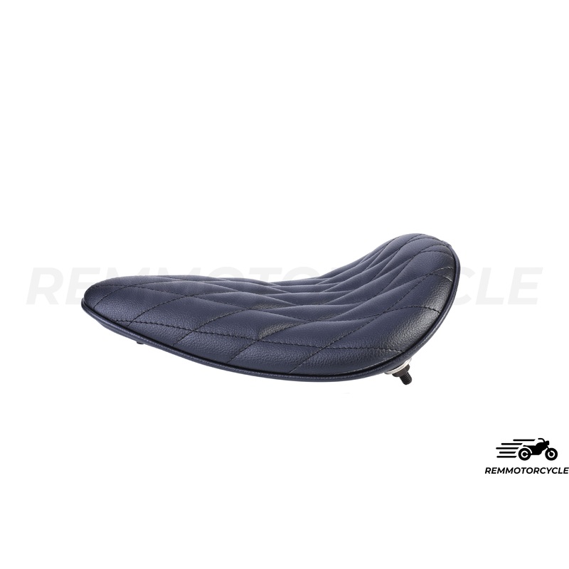 Black Diamond Leather Bobber/Chopper Seat