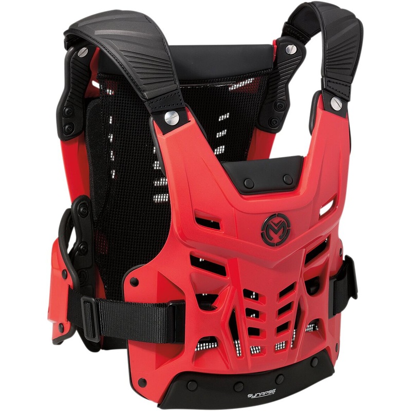 Moose Racing Synapse Lite Pro Roost Chest / Back Protector Red