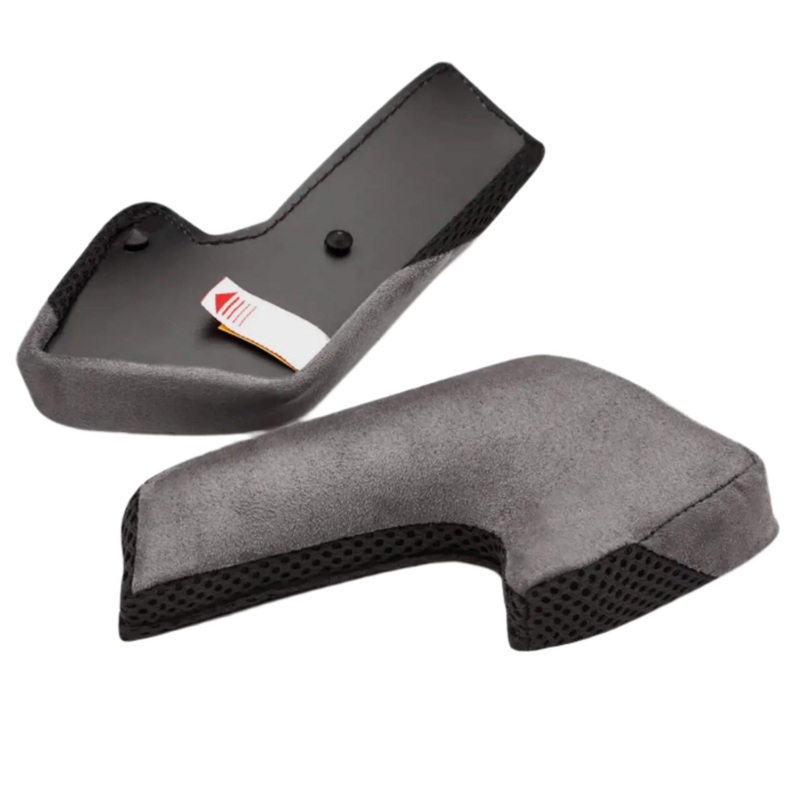 100% Aircraft Cycle Helmet Cheek Pads Black / Grey