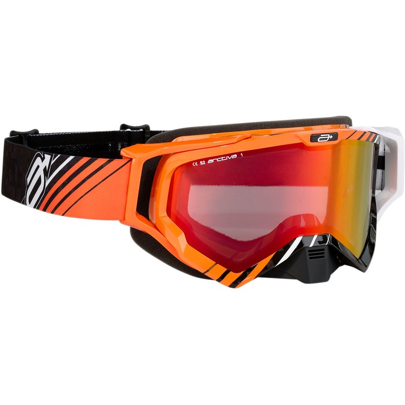 Arctiva Vibe Goggles Black / Orange / White