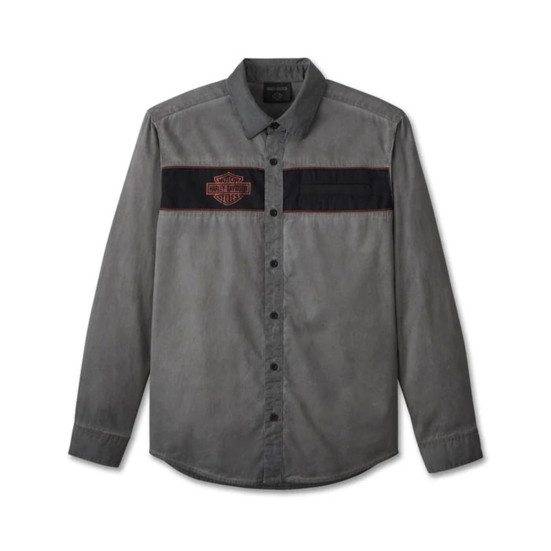 Genuine Harley-Davidson  Men's Iron Bond Long Sleeve Shirt 99177-24VM