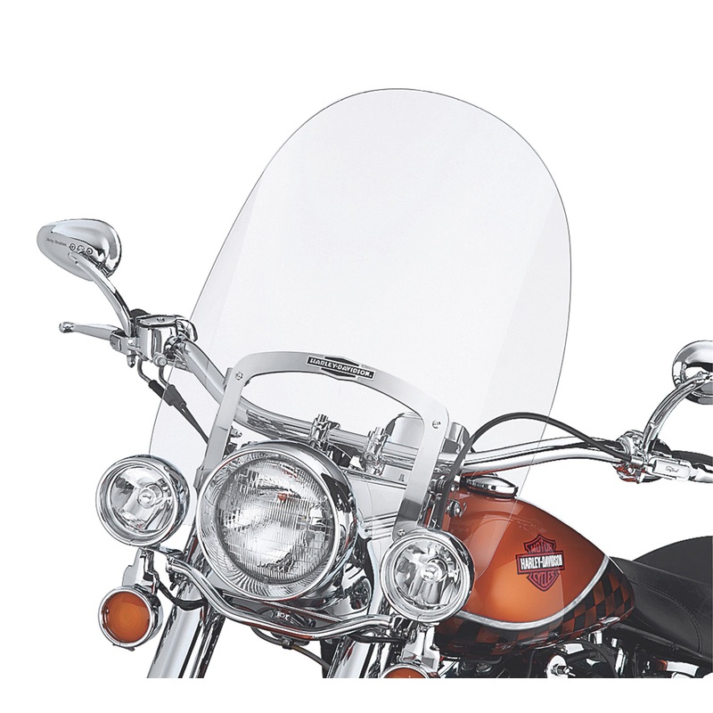 Harley Davidson 57140-05 King-Size Nostalgic H-D Detachables Windshield for FL Softail Model WINDSHIELD,X
